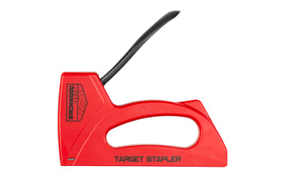 Birchwood Casey, Target Stapler, Works on Cardboard or Plastic Targets, Compact Design, Staples Included, Red