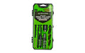Breakthrough Clean Technologies, Vision Series, Cleaning Kit, For Pistol Caliber Carbine .38/.40/.45 Cal, Includes Cleaning Rod Sections, Hard Bristle Nylon Brushes, Jags, Patch Holders, Cotton Patches, Durable Aluminum Handle And Mini Bottles of