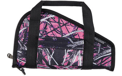 Bulldog Cases, Single Handgun Rug, Small, Muddy Girl Camo Finish, Nylon, Velcro Accessory Pocket