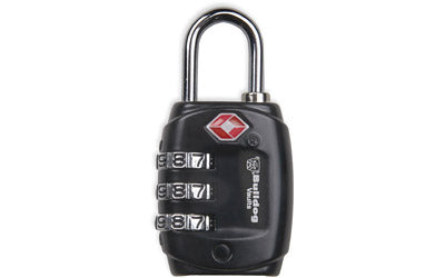 Bulldog Cases, TSA Lock w/Steel Shackle, Black Finish, This is Not A California Compliant Locking Device