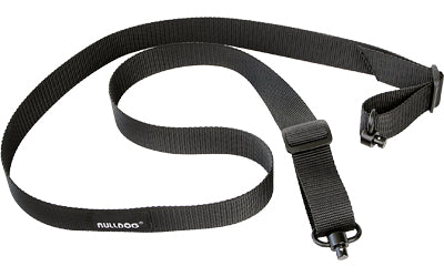 Bulldog Cases, Single Point Sling, Deluxe Quick Detach Push Button Swivels, Poly Oxford Nylon Construction, Black