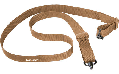 Bulldog Cases, Single Point Sling, Deluxe Quick Detach Push Button Swivels, Poly Oxford Nylon Construction, Tan