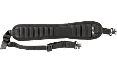Bulldog Cases, Ribbed Rifle Sling, Deluxe Locking Swivels, Poly Oxford Nylon, Black