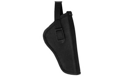 Bulldog Cases, Deluxe Hip Holster, Fits Medium Revolver With 3-4" Barrel, Right Hand, Black