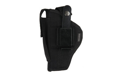 Bulldog Cases, Fusion Belt Holster, Fits Medium/Large Frame Auto With 5" Barrel, Ambidextrous, Black