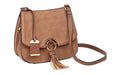 Bulldog Cases, Cross Body Purse Holster, Fist Most Small Autos, Camel Brown, Leather