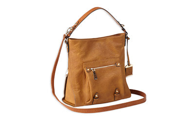 Bulldog Cases, Hobo Anna Purse Holster, Fits Most Small Autos, Cognac Brown Color, Leather