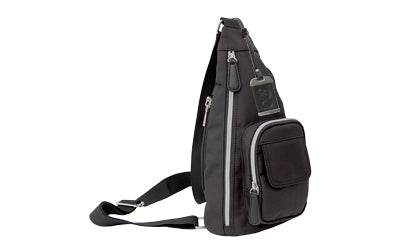 Bulldog Cases, Sling Bag with Holster, Polyurethane Construction, Black