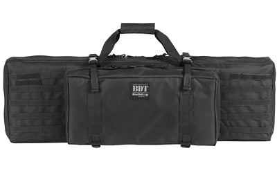 Bulldog Cases, Standard Tactical Rifle Case, Fits Single Rifle, 38" Soft Case, Shoulder Strap, Large Front Pocket, Black