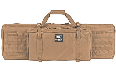 Bulldog Cases, Standard Tactical Rifle Case, Fits Single Rifle, 38" Soft Case, Shoulder Strap, Large Front Pocket, Tan