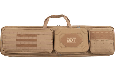 Bulldog Cases, Double Suppressor Tactical Rifle Bag, 48", Poly Oxford Nylon Material, Tan