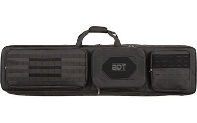 Bulldog Cases, Double Suppressor Tactical Rifle Bag, 52", Poly Oxford Nylon Material, Black