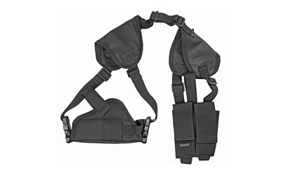 Bulldog Cases, Deluxe Pro Shoulder Holster, Fits Medium/Large Auto Handgun, Ambidextrous, Black