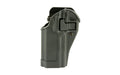 BLACKHAWK, CQC SERPA Holster With Belt and Paddle Attachment, Fits Sig Sauer P250/P320 Full Size and Compact, Left Hand, Black