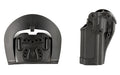 BLACKHAWK, CQC SERPA Holster With Belt and Paddle Attachment, Fits Sig Sauer P250/P320 Full Size and Compact, Right Hand, Black
