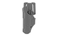BLACKHAWK, T-Series, L2D, Duty Holster, Left Hand, Black, Fits Glock 17/19/22/23/31/32/45/47, Includes Jacket Slot Belt Loop, Polymer