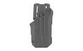 BLACKHAWK, T-Series L2D, Duty Holster, Right Hand, Black Finish, Fits Sig P320/P250 With TLR1/TLR2, Includes Jacket Slot Belt Loop