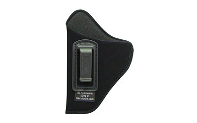 BLACKHAWK, Inside the Pant Holster, Size 0, Fits Small Revolver With 2-3" Barrel, Left Hand, Black