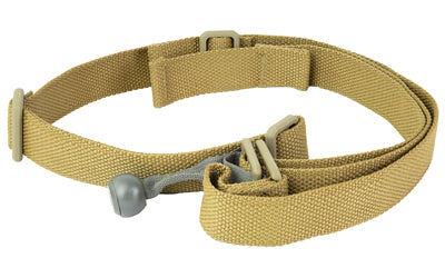 Blue Force Gear, GMT "Give Me Tail", 2-Point Combat Sling, 1.25" Webbing, Snag Free Lock Release Tab, TEX 70 Bonded Nylon Thread, Coyote Brown