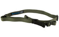 Blue Force Gear, Molded Acetal Adjuster, No Quick Release Attached with TriGlide instead of Loop Lock, Sling, Green, 2-Point Combat Sling, Matte