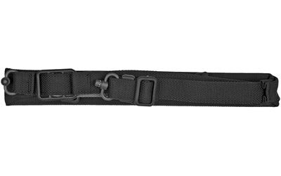 Blue Force Gear, Vickers 221 Sling, Padded, 2-To-1 Point Sling, Black, Push Button Swivel, Molded Acetal Adjuster