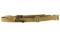 Blue Force Gear, Vickers 221 Sling, 2-To-1 Point Sling, Coyote Brown, RED Swivel, Molded Acetal Adjuster