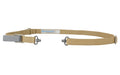 Blue Force Gear, Vickers ONE Sling, 2-Point Combat Sling, Push Button Swivels, 54" with Adjuster Tightened, Coyote, 1" Webbing