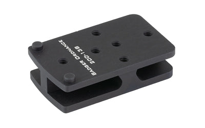 Badger Ordnance, Condition One Micro Sight Mount, For C1 J-Arm Only, Fits Trijicon RMR, Black