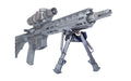 Badger Ordnance, LPBK Enhanced Bipod, Fits M-LOK, 6"-9" Adjustable Length, Black