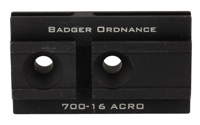 Badger Ordnance, C1 12 O'Clock Top Optical Platform, Fits Aimpoint Acro, For Use with C1 Arc, Anodized Finish, Black