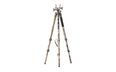 BOG, Deathgrip Camo Tripod, Aluminum Construction, Matte Finish, Mossy Oak Bottomland Camo , Includes Adjustable Deathgrip Clamp