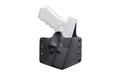 BlackPoint Tactical, Standard OWB Holster, Fits Sig P365 AXG Legion, Right Hand, Black Kydex & Leather, 1.75" Belt Loops, Optic Compatible