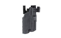 BlackPoint Tactical, Enhanced Duty Holster - Light Compatible, Outer Waistband Duty Holster, Fits GLOCK 19/45 with Light, Right Hand, Kydex Construction, Black, Includes (3)-Shims and Drop Offset Mount