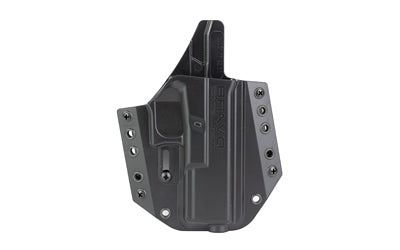 Bravo Concealment, BCA, OWB Concealment Holster, 1.5" Belt Loops, Fits Glock 17/31/32/47, Right Hand, Black, Polymer, Does not fit Glock Gen 5 40SW