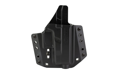 Bravo Concealment, BCA, OWB Concealment Holster, 1.5" Belt Loops, Fits Glock 26/27/33, Right Hand, Black, Polymer, Does not fit Glock 27 Gen 5