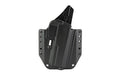 Bravo Concealment, BCA, OWB Concealment Holster, 1.5" Belt Loops, Fits Sig Sauer P320 Full Size, Right Hand, Black, Polymer