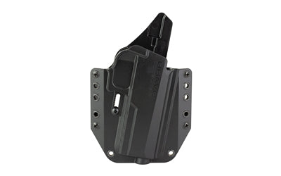 Bravo Concealment, BCA, OWB Concealment Holster, 1.5" Belt Loops, Fits Sig Sauer P320 Full Size, Right Hand, Black, Polymer