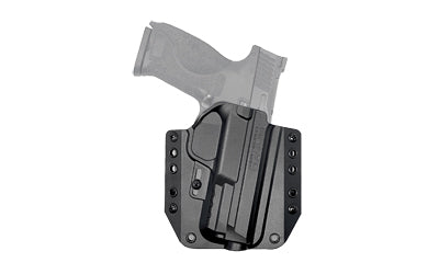 Bravo Concealment, BCA, OWB Concealment Holster, 1.5" Belt Loops, Fits S&W M&P 9/40 Full Size, Right Hand, Black, Polymer