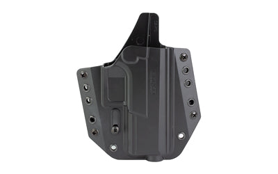 Bravo Concealment, BCA, OWB Concealment Holster, 1.5" Belt Loops, Fits CZ P-10C, Right Hand, Black, Polymer