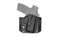 Bravo Concealment, BCA, OWB Concealment Holster, 1.5" Belt Loops, Fits Springfield Hellcat, Right Hand, Black, Polymer, Does not fit Hellcat RDP