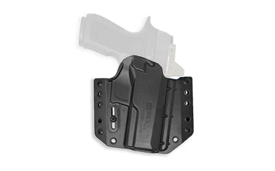 Bravo Concealment, BCA, OWB Concealment Holster, 1.5" Belt Loops, Fits Sig Sauer P320 9/40, X Compact/Carry, Matte Finish, Black, Polymer Construction, Right Hand
