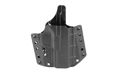 Bravo Concealment, BCA, Concealment Holster, Outside Waistband, 1.5"Belt Loops, Fits Springfield Hellcat Pro, Right Hand, Polymer Construction, Black