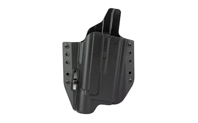 Bravo Concealment, BCA Light Bearing, OWB Concealment Holster, 1.5" Belt Loops, Fits Glock 19/19X/23/32/45 w/SureFire X300, Right Hand, Black, Polymer, Does not fit Glock Gen 5 40SW