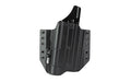 Bravo Concealment, BCA Light Bearing, OWB Concealment Holster, 1.5" Belt Loops, Fits S&W M&P 9/40 Full Size w/Streamlight TLR-1, Right Hand, Black, Polymer