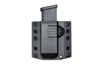 Bravo Concealment, Magazine Pouch, Single, 1.5" Belt Loops, Size Medium, Fits Glock 43X, Sig P365, and Springfield Hellcat Magazines, Ambidextrous, Polymer, Black