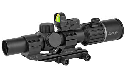 Burris Optics, RT6, Rifle Scope, 1-6X Power, 24 Objective, 30MM, Ballistic AR Reticle, Illuminated Reticle, FastFire 3 & P.E.P.R. Mount, Matte