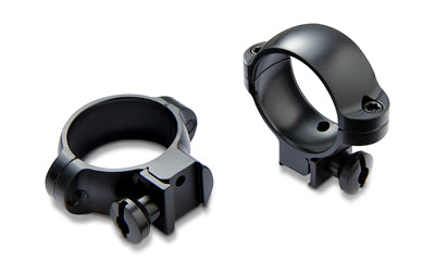 Burris Optics, Signature Rimfire, Scope Rings, 1", Fits Picatinny or 11mm Dovetail, Medium Height, Black Finish