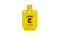 Caldwell, AR500 IPSC 33% Steel Target, 10"x6.1"x0.4", Powder Coat Finish, Yellow