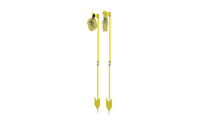 Caldwell, AR500 Target Post, 70" Assembled Length, Black and Yellow