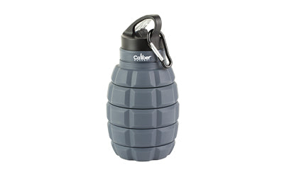 Caliber Gourmet, Silicone Collapsible Grenade Water Bottle, 580ml